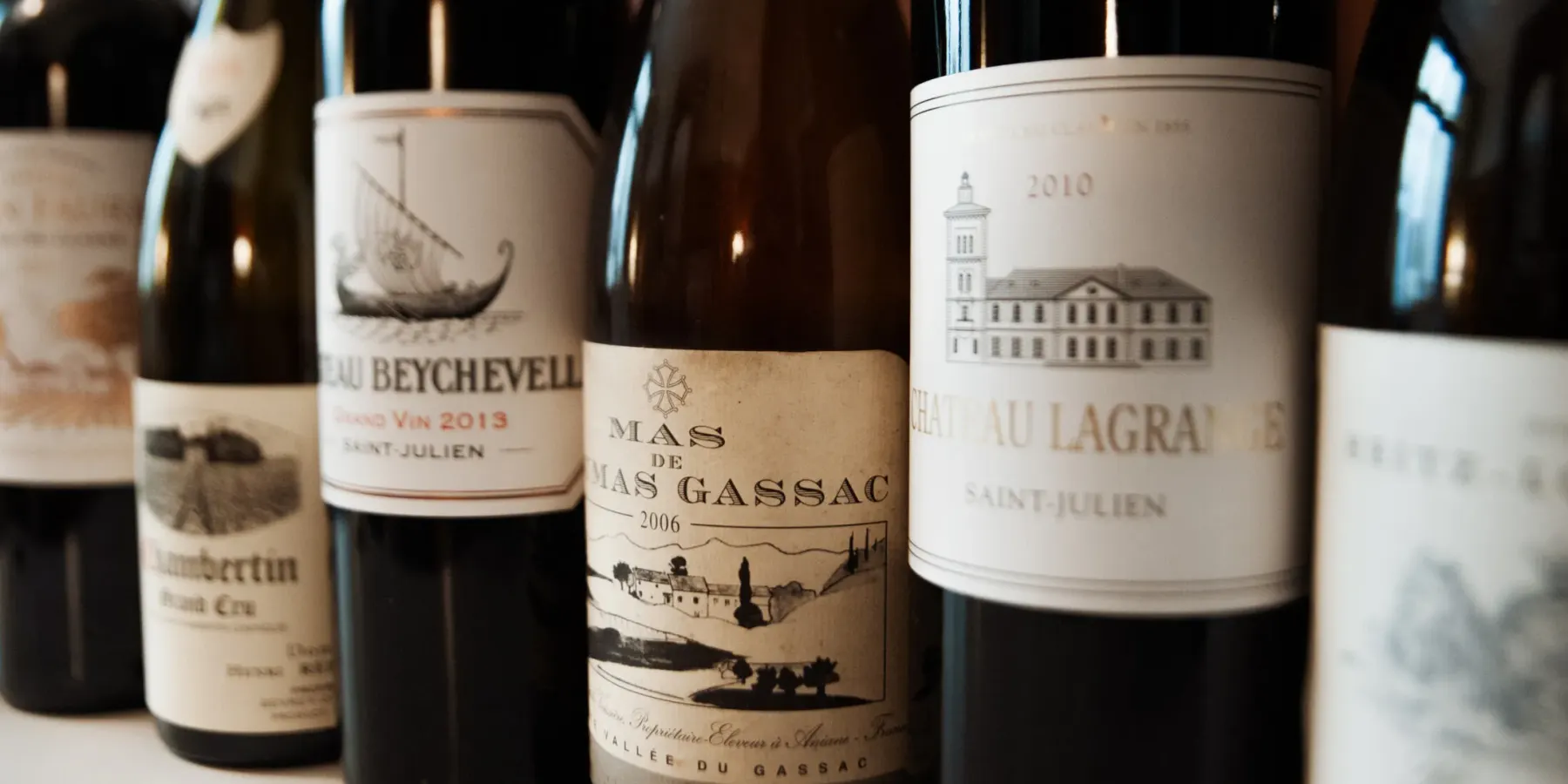 Bouteilles de vins