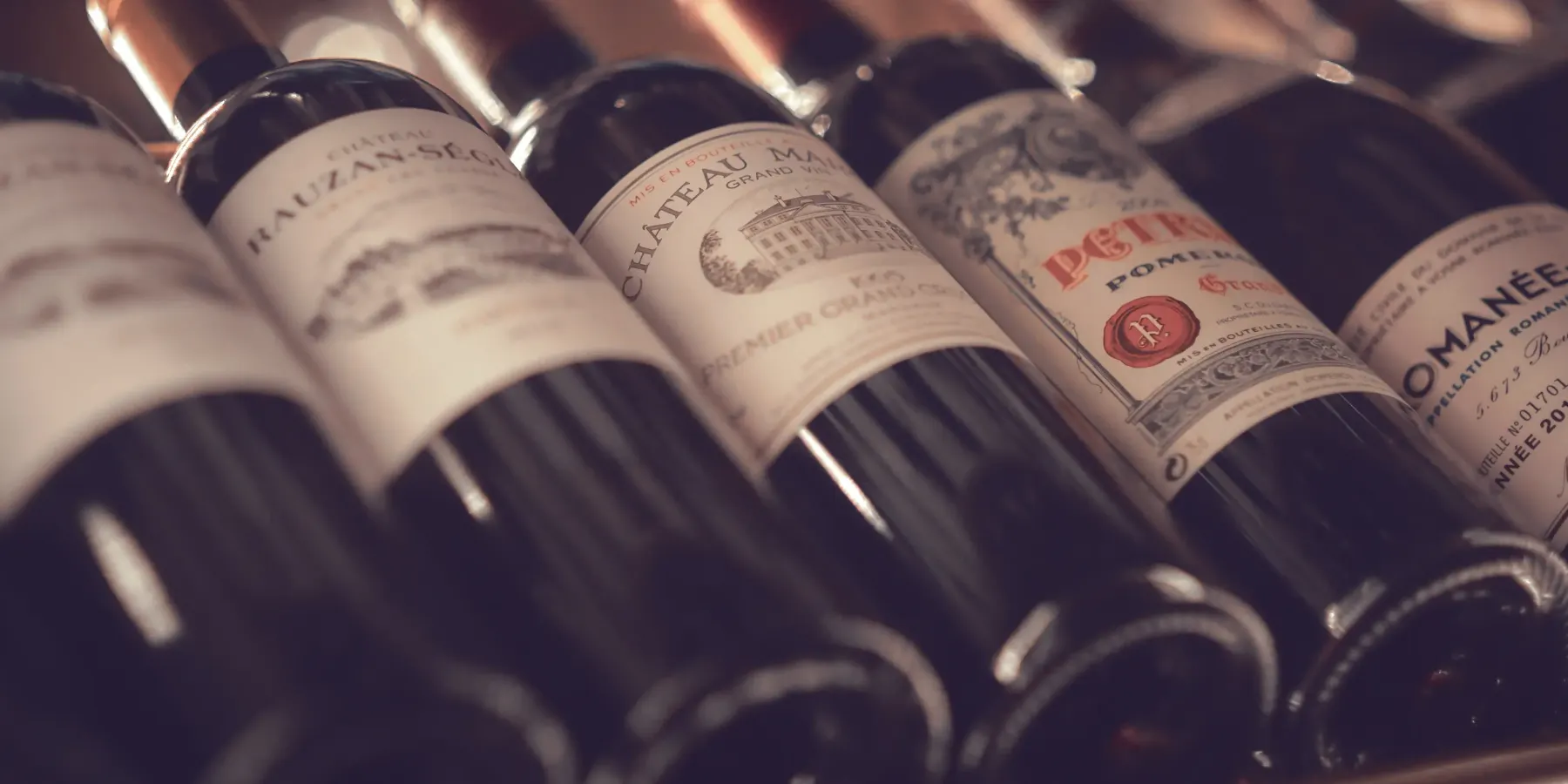 Sélection de vins rouges de Bordeaux