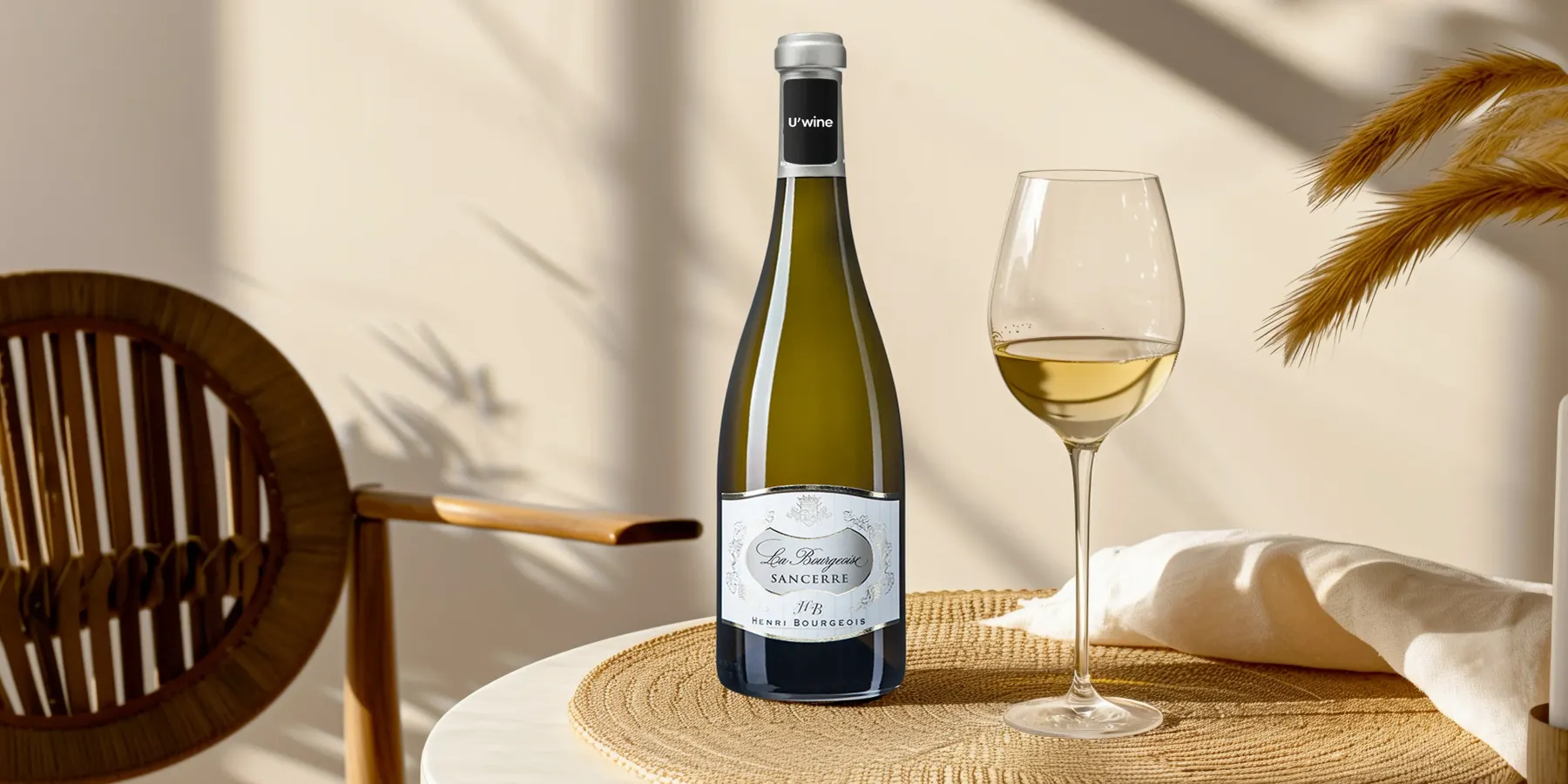 Bouteille de vin blanc de Loire : Henri Bourgeois Sancerre La Bourgeoise - Blanc 2017
