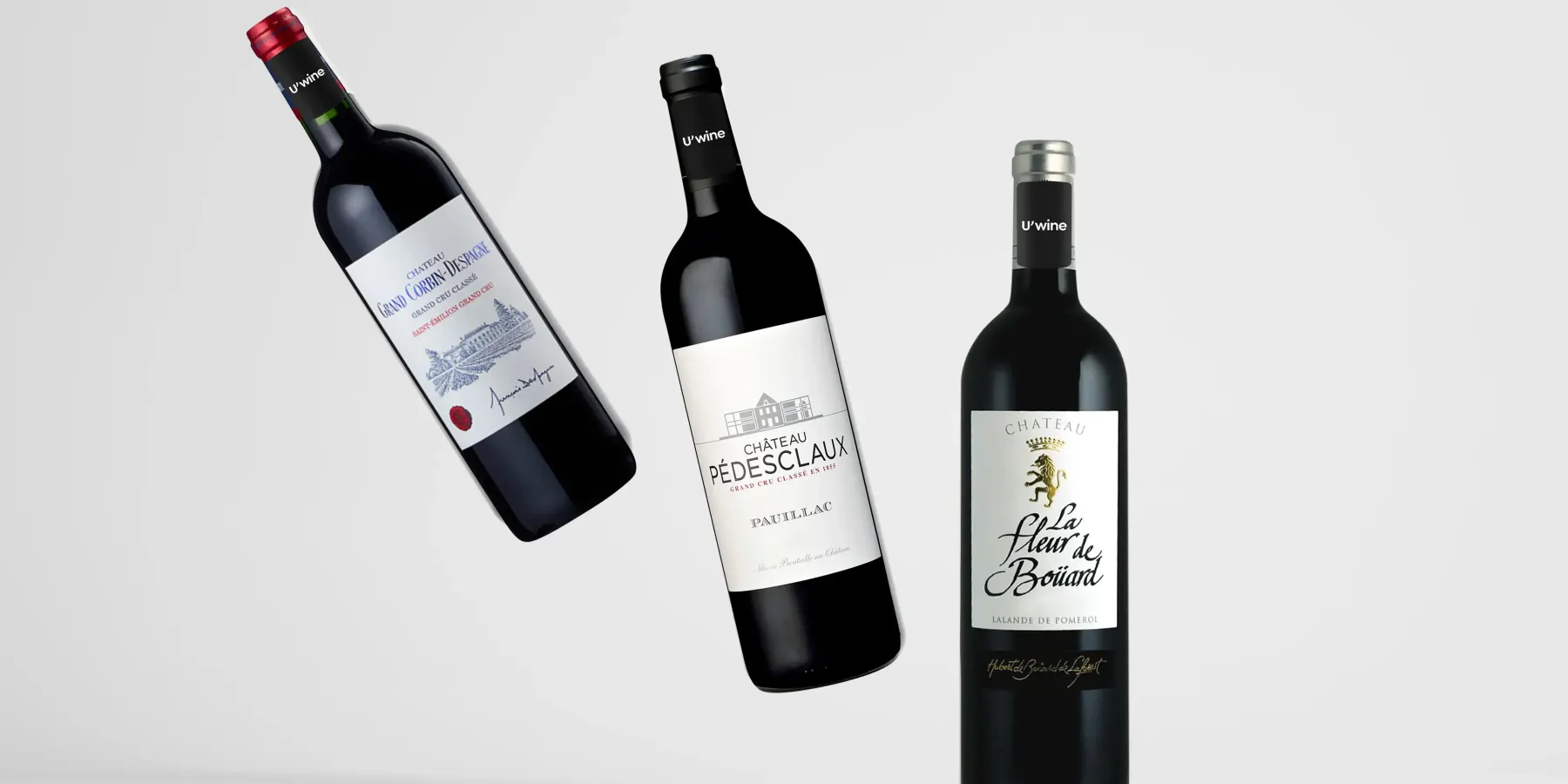 Les bouteilles de vin du millésime 2014 à Bordeaux