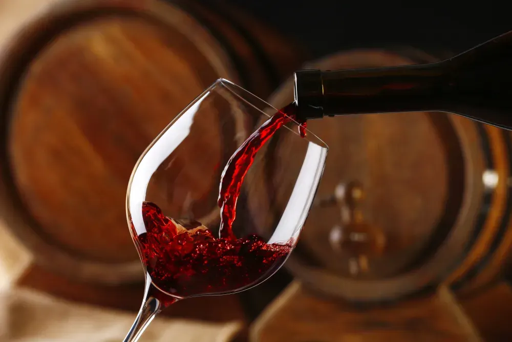 copa de vino tinto de Bourgogne