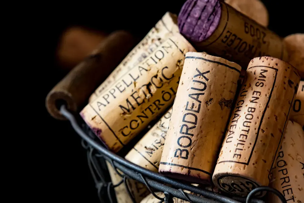 Bouchons de vin de Bordeaux