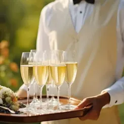 Champagne en solde pour mariage