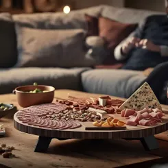Plateau apéritif et vin