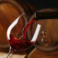 verre de vin rouge de Bourgogne