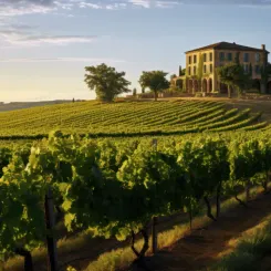 château d'un domaine viticole dans la région Bordelaise