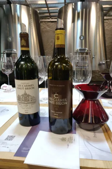 Dégustation primeurs 2022 au Château Les Carmes Haut-Brion