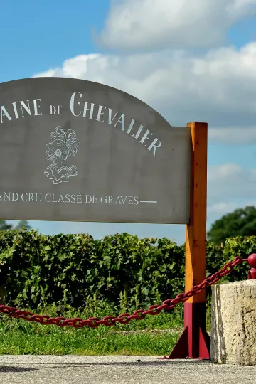 Entrée au domaine de Chevalier