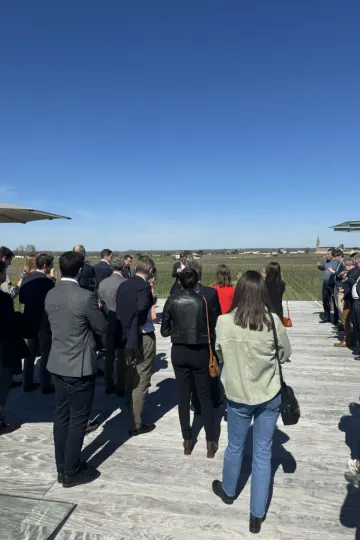 Nouvelle terrasse panoramique Château Petit-Village