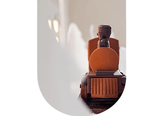 "La Chocomotive" by Maxime Frédéric from the Hôtel Cheval Blanc and U'wine wine