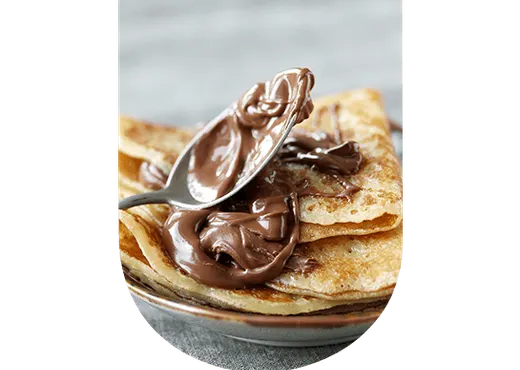 Crêpe au chocolat et vin rouge corsé l U'wine