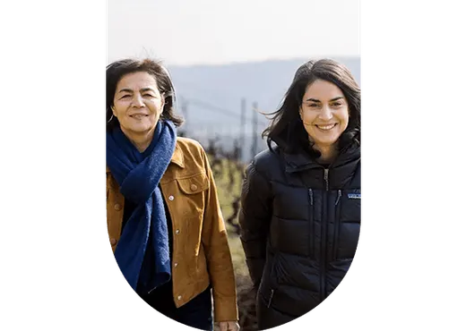 Vigneronnes Christine Vernay et Emma Amsellem, Domaine Georges Vernay
