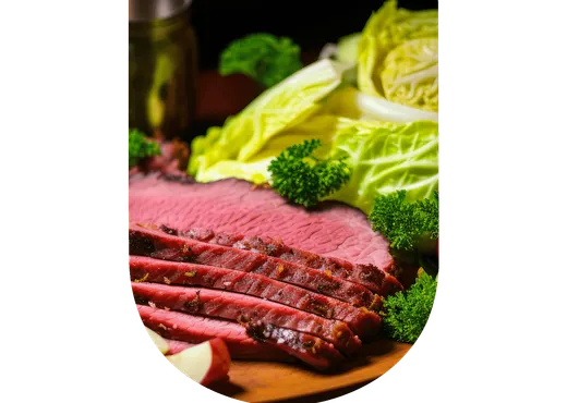 Accord met et vin : Corned Beef et chou cuit au four