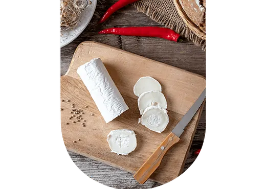 Bûche de fromage de chèvre