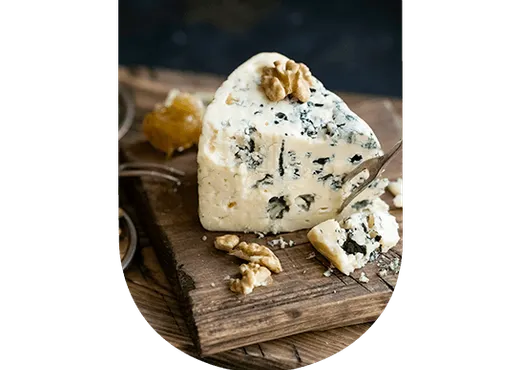 Fromage bleu : roquefort