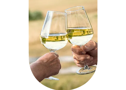 Verre de vin blanc